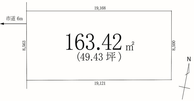 吉川市平沼 I街区 区画図