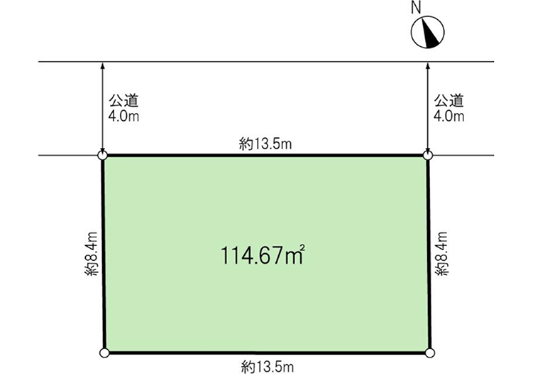 越谷市大泊 区画図